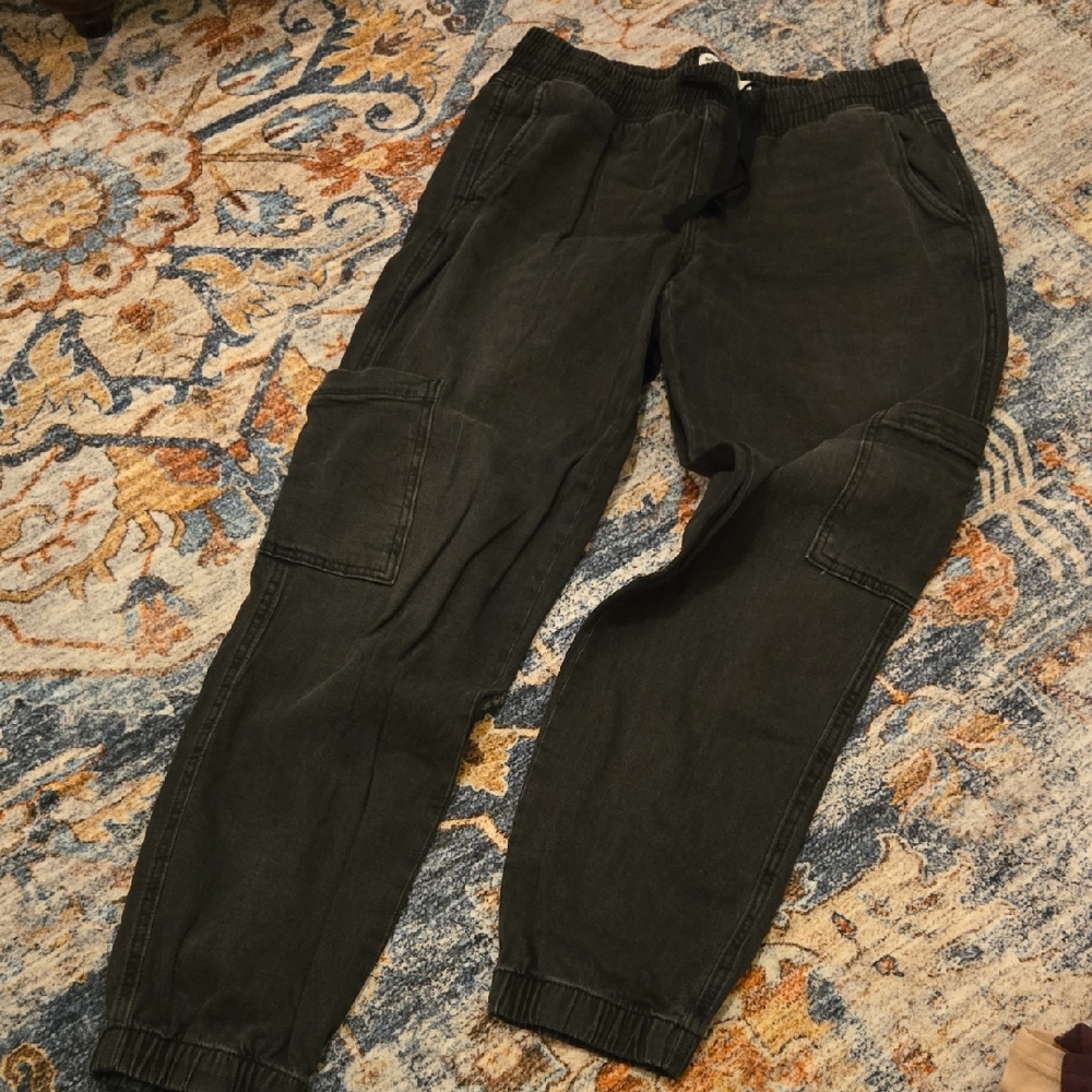 Womens Black Jogger Pants